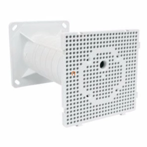   Magasított szerelőlemez 119x119 / 50-200mm hőszigetelésbe világosszürke, MDZ KB Kopos