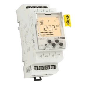   SHT-1/2/UNI  Digitális időkapcsoló, AC/DC 12-240V, napi–heti  időprogrammal, Elko Ep, 3041