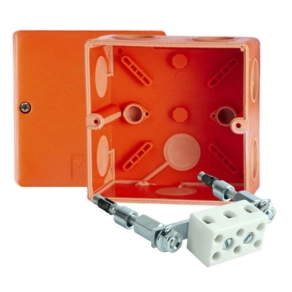   Tűzálló doboz 101x101x63mm, 3P sorkapoccsal E90, IP66, KSK 100 PO10J Kopos