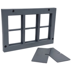   Padlódoboz szerelvény alátét 125x180/6 készülékhez, PP 80/45/6 LB Kopos