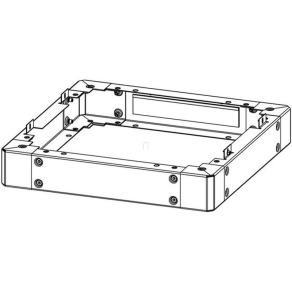 Legrand Evoline lábazat 600x1000 fekete - EP6010
