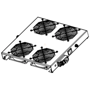   Legrand Evoline tetőventilátor+termosztát készlet 4 ventilátoros - EC4V 