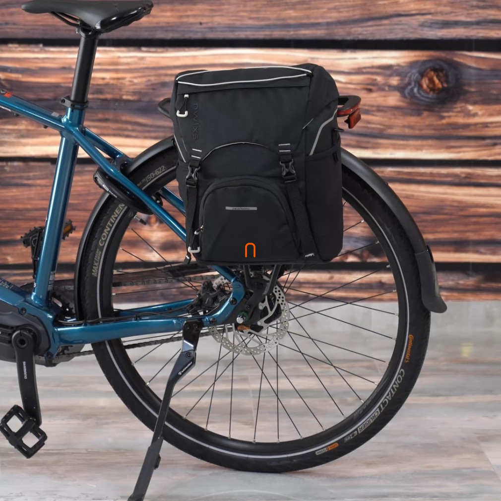 Kerékpáros táska, fekete, 16l, 29x15x39cm (Sports Rear Rider)