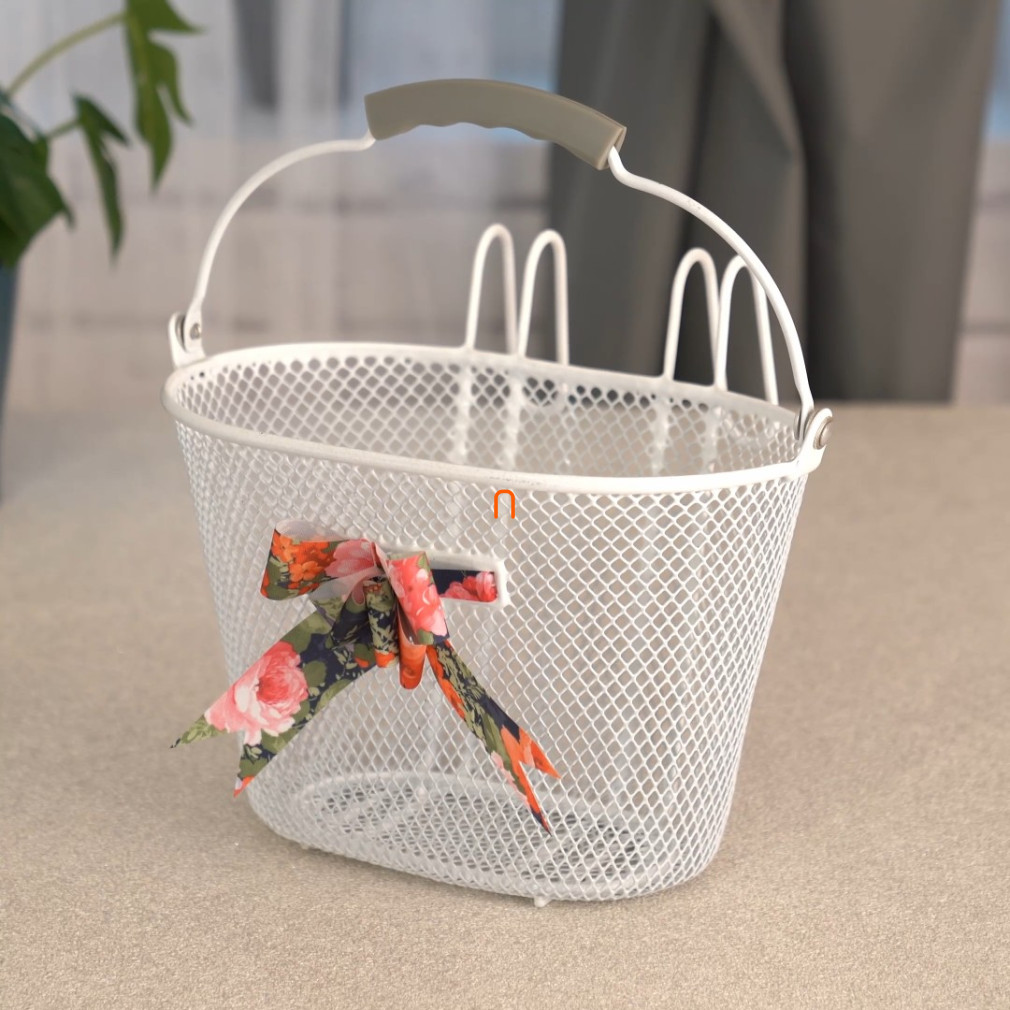 Kerékpáros akasztós kosár, 8l, 26x17x17,5cm (Asti Girls basket)