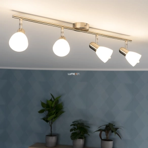   Philips négy karos spot lámpa opál búrával (Essentials Burlap)