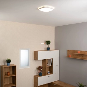   Philips kapcsolóval szabályozható szögletes mennyezeti LED lámpa, melegfehér, 18 W (Cavanal)