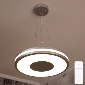   Philips Hue Being White Ambiance LED függesztett lámpa, ezüst + DIM Switch