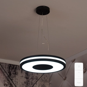   Philips Hue Being White Ambiance LED függesztett lámpa, fekete + DIM Switch