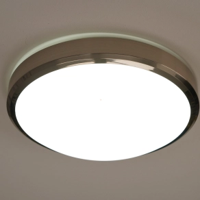   Philips fürdőszobai mennyezeti LED lámpa, 17W 1500lm, hidegfehér, 30cm, nikkel (Doris)