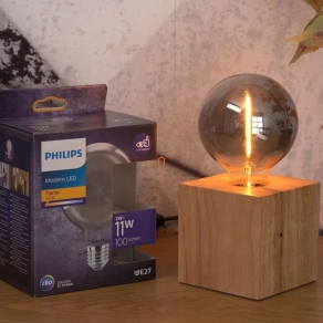   Philips E27 Vintage LED 2W 100lm 1800K smoky G93 - 11W izzó helyett