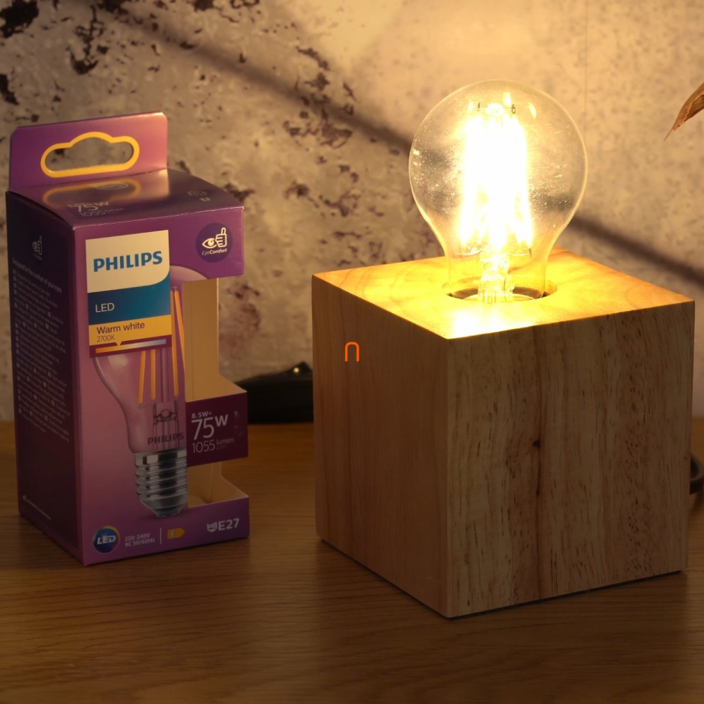 Philips E27 LED 8,5W 1055lm 2700K meleg fehér - 75W izzó helyett