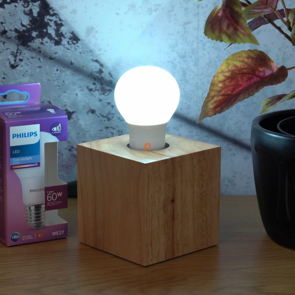 Philips E27 LED 7,5W 806lm 6500K daylight 200° - 60W izzó helyett