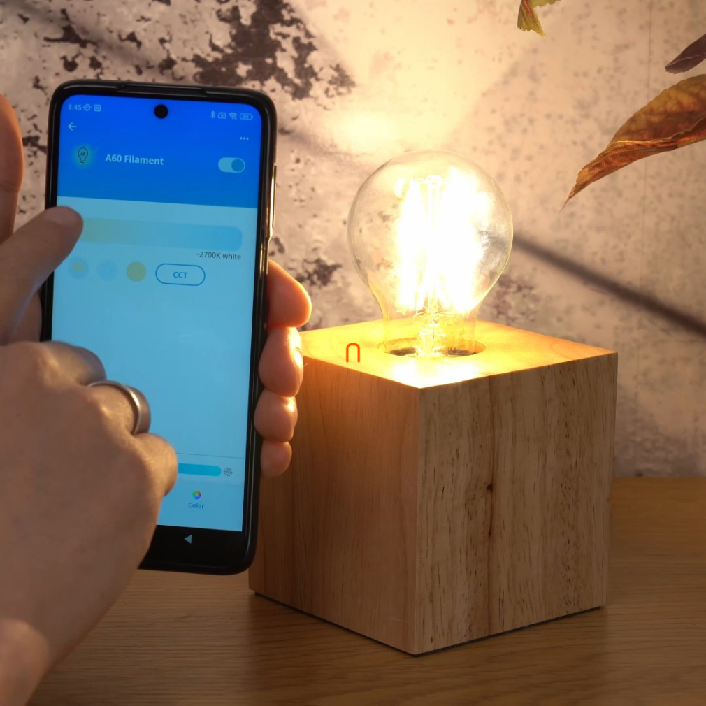 WiZ Wi-Fi A60 E27 LED 7W 806lm CRI90 2700-6500K szabályozható - 60W izzó helyett