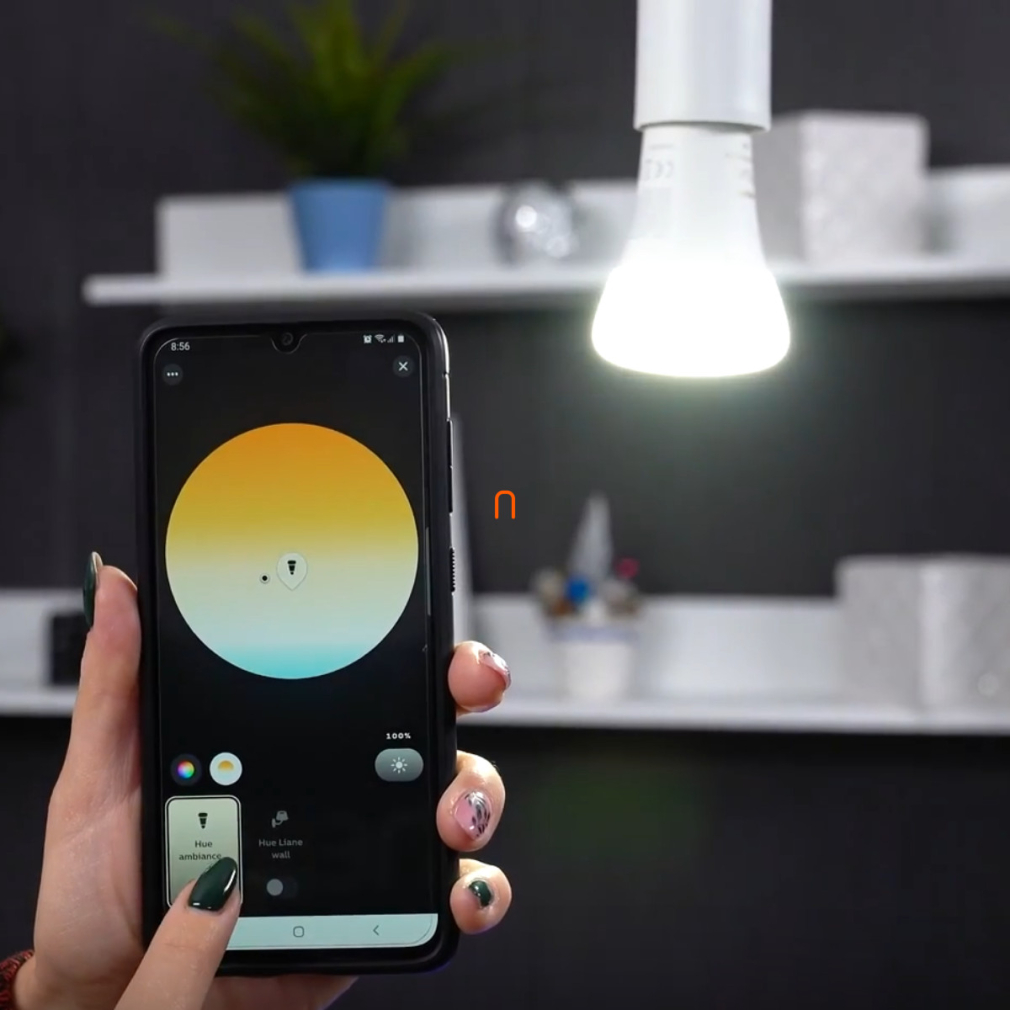 Philips Hue White Ambiance okos E27 LED, hideg/melegfehér, 6 W, 2db/csomag