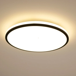   Philips kapcsolóval szabályozható mennyezeti LED lámpa, melegfehér, 18 W, fekete (Ozziet)