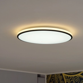   Philips kapcsolóval szabályozható mennyezeti LED lámpa, hidegfehér, 22 W, fekete (Ozziet)