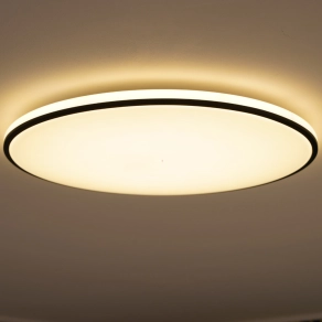   Philips kapcsolóval szabályozható mennyezeti LED lámpa, melegfehér, 36 W, fekete (Ozziet)