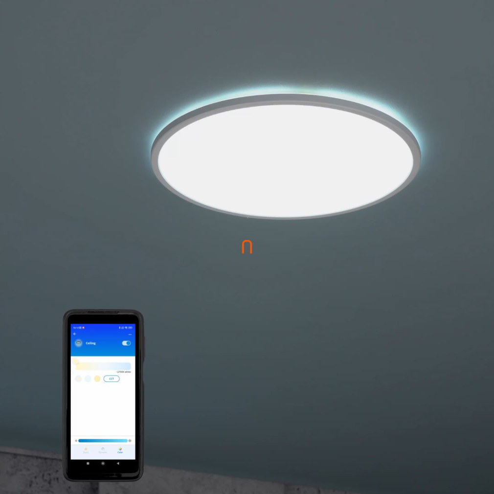 WiZ Super Slim 22W 2450lm 2700-6500K mennyezeti LED lámpa, 22W, fehér