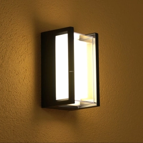   Philips kültéri fali LED lámpa nyitott oldalsó kerettel, 20 cm (Pyrona)