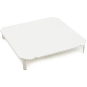   Műanyag doboz fedél 150x150mm, süllyesztett, tapétázható, AKU 150 dobozhoz AK/TD 150 fehér 000749 Univolt