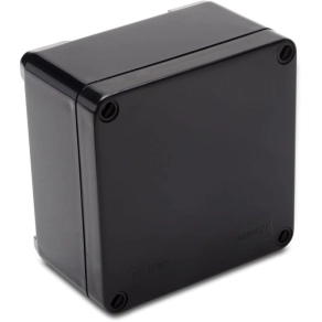   PKG 100 OP fekete páncéljellegű doboz Univolt 000848 Univolt