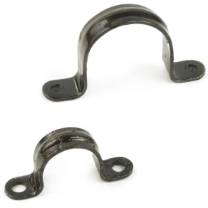   SS 20 fekete porszórt omega csőbilincs, SSR acélcsőhöz 021069 Univolt
