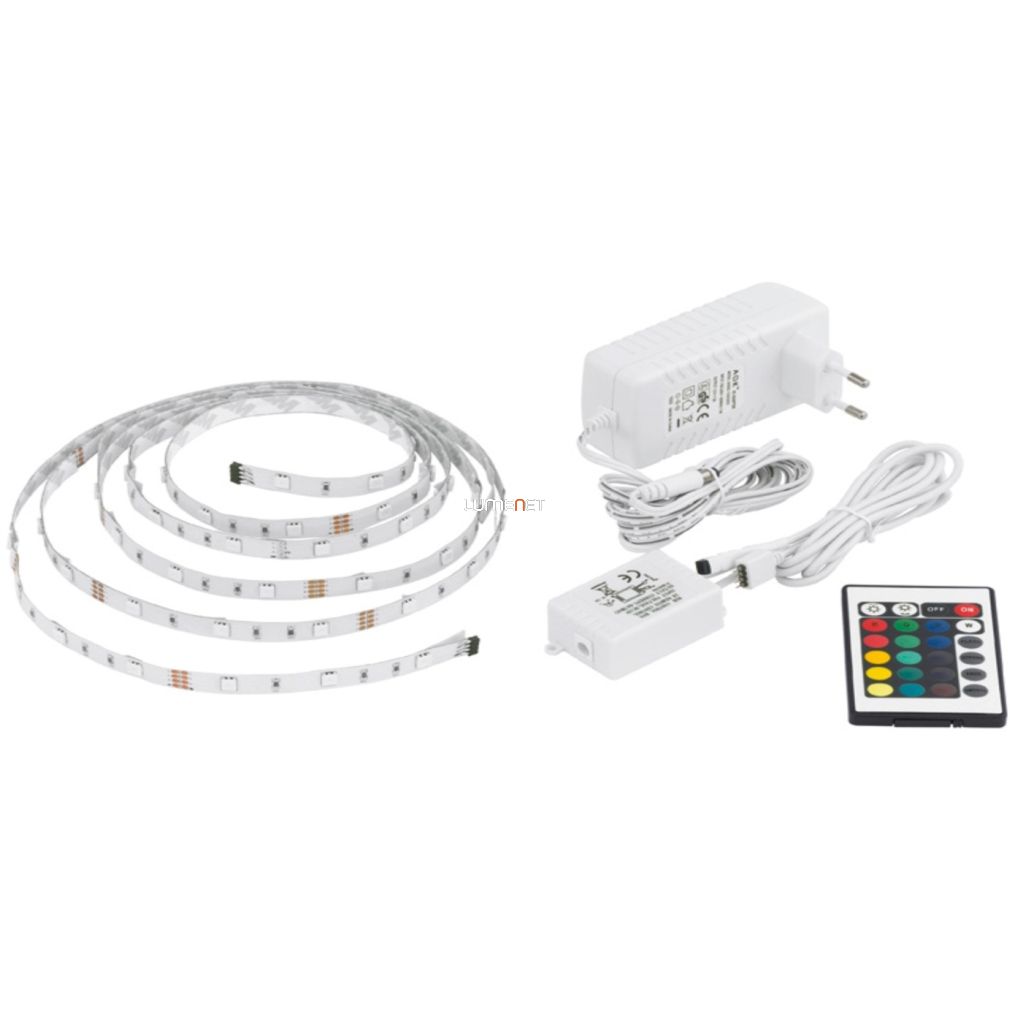 Távirányítós LED szalag 30 db LED/m, 6 méteres - RGB Eglo 13533