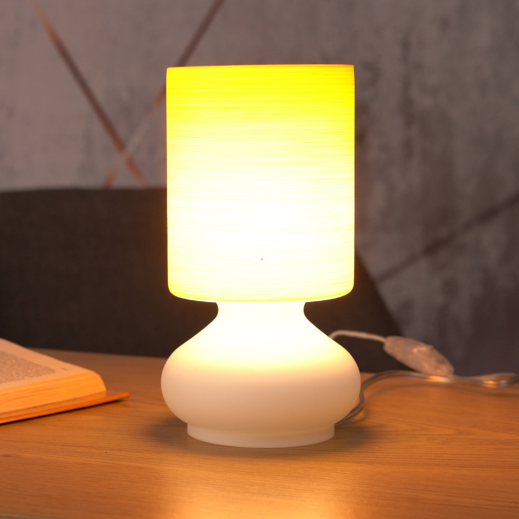 Narancssárga éjjeli lámpa, 22 cm - Leonor Eglo 13956, 1xE27 foglalattal