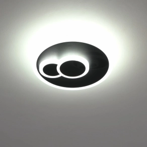   Mennyezeti LED lámpa 8 W, hidegfehér, 20 cm, fekete-fehér színű - Cadegal Eglo 30659
