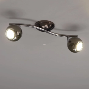   LED spot lámpa 5,6 W, melegfehér, fekete-nikkel-krómszínű - Bimeda Eglo 31006