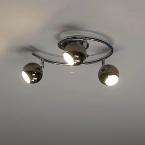  LED spot lámpa 8,4 W, melegfehér, fekete-nikkel-krómszínű - Bimeda Eglo 31007