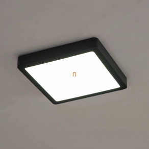   Mennyezeti LED lámpa fekete kerettel, 21x21 cm, IP44 - Fueva5 Eglo 31202