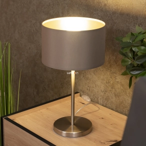   Tópszínű asztali lámpa, 42 cm - Maserlo Eglo 31629, 1xE27 foglalattal