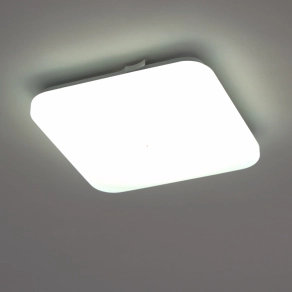   Csillám hatású mennyezeti LED lámpa, szögletes, 7,4 W, hidegfehér, fehér színű - Frania Eglo 33597