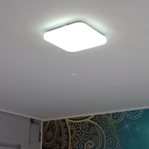   Szögletes mennyezeti LED lámpa 11,5 W, hidegfehér, fehér színű - Frania Eglo 33602