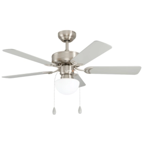   Ventilátoros mennyezeti lámpa, nikkel-ezüst-opál - Cadiz Eglo 35074