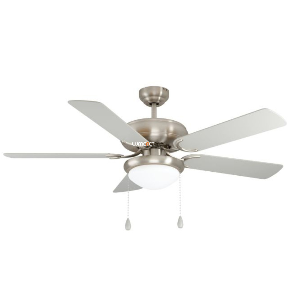 Szabályozható ventilátoros mennyezeti lámpa két foglalattal, fehér-ezüstszínű - Ballina Eglo 35078
