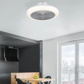   Távirányítós mennyezeti LED lámpa 3X8,5 W, hideg-melegfehér, fehér-szürke színű - Kostrena Eglo 35138