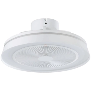   Távirányítóval szabályozható ventiláros mennyezeti LED lámpa - Vallonia 1 Eglo 35218, 3200 lm, 2700-6500 K+RGB, állítható fényerősség, színhőmérséklet és szín, 25,2+6,5 W, 220-240 V