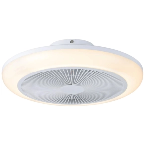   Távirányítóval szabályozható ventiláros mennyezeti LED lámpa - Sayulita 1 Eglo 35233, 3280 lm, 2700-6500 K, állítható színhőmérséklet, 4x5,2 W, 220-240 V