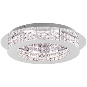   Szabályozható mennyezeti LED lámpa 10x3,15 W, melegfehér, króm - Principe Eglo 39401