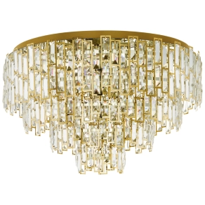  Kristály csillár aranyszínű, 78 cm - Calmeilles Eglo 39612