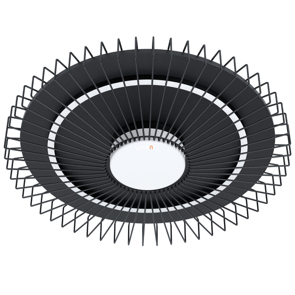 Mennyezeti LED lámpa 22,5+12 W, melegfehér, fekete - Badaleos Eglo 39799