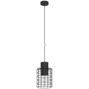   Függesztett lámpa, 20 cm, fekete-fehér színű - Milligan Eglo 43625