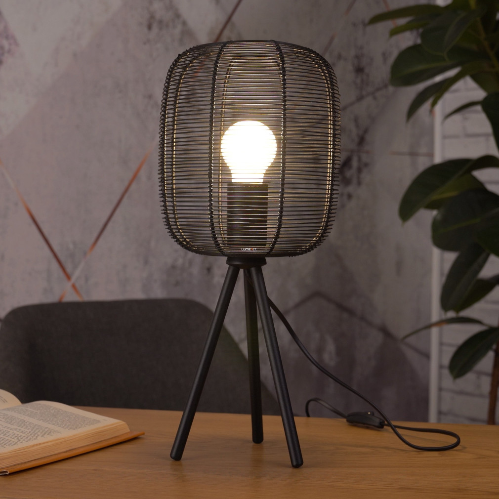 Háromlábú asztali lámpa, 44 cm - Rinroe Eglo 43967, 1xE27 foglalattal