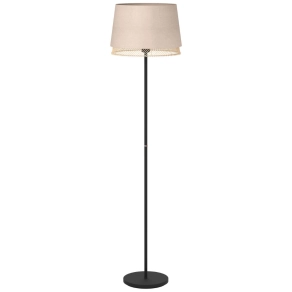   Állólámpa, 153 cm - Tabley Eglo 43978, textil, fa, 1xE27 foglalattal