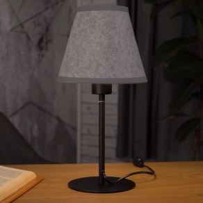   Nemez búrás asztali lámpa, 39 cm - Alsager Eglo 43986, 1xE27 foglalattal
