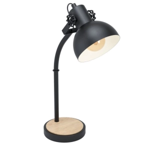   Loft asztali lámpa fekete, 57 cm - Lubenham Eglo 44058, 1xE27 foglalattal