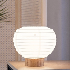   Asztali lámpa rizspapír ernyővel, 20 cm - Summerhill Eglo 44067, 1xE27 foglalattal, 220-240 V