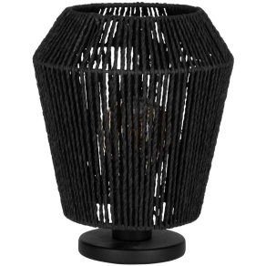   Árnyékvető asztali lámpa fekete színben, 27,5 cm - Persley Eglo 44107, 1xE27 foglalattal, 220-240 V